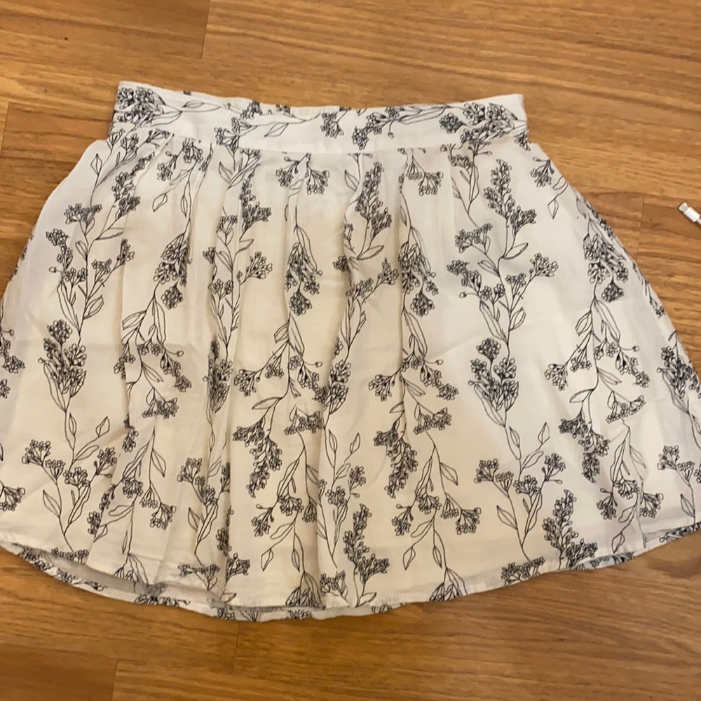 floral skirt